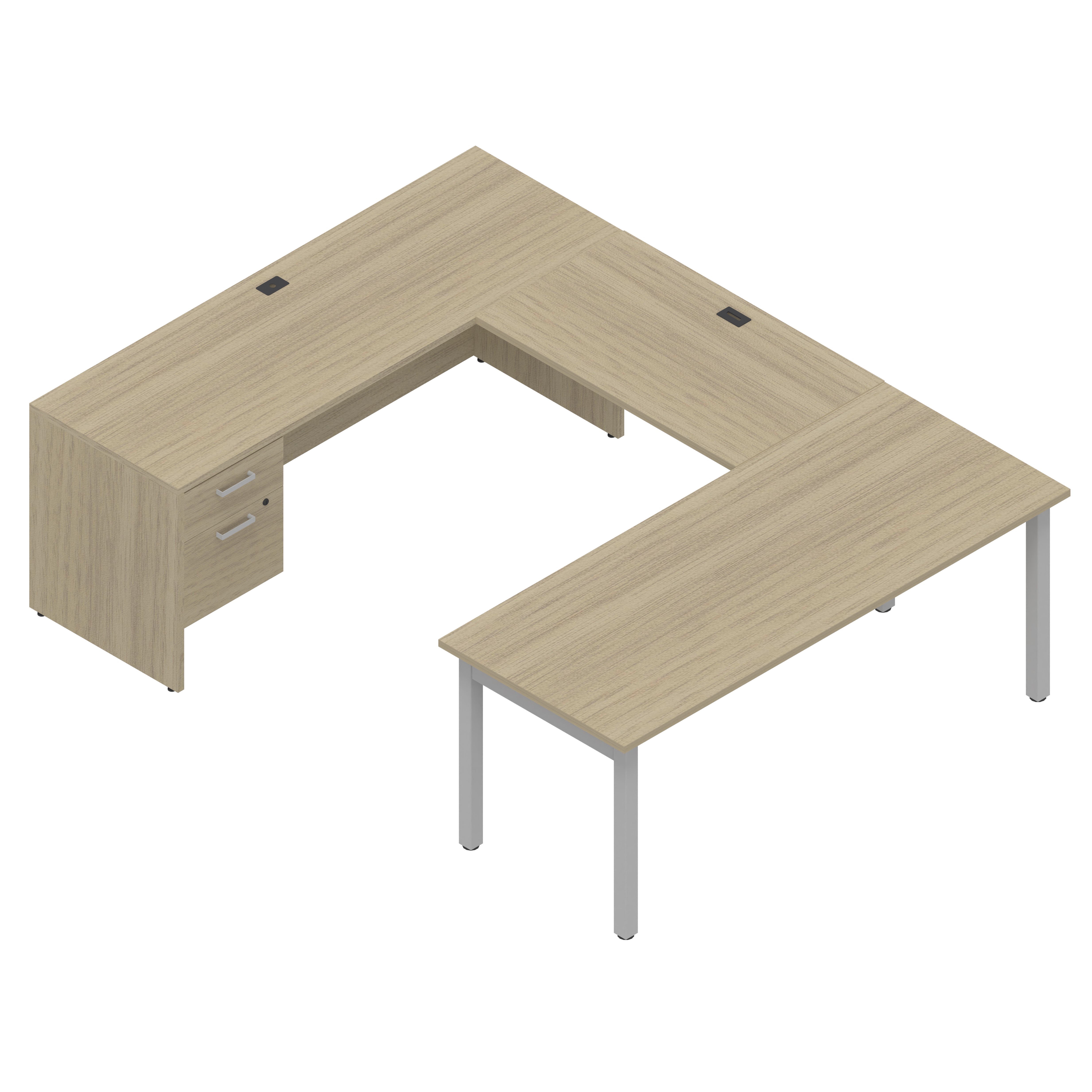 Newland L-Shape H-Desk | Office Furniture Vancouver
