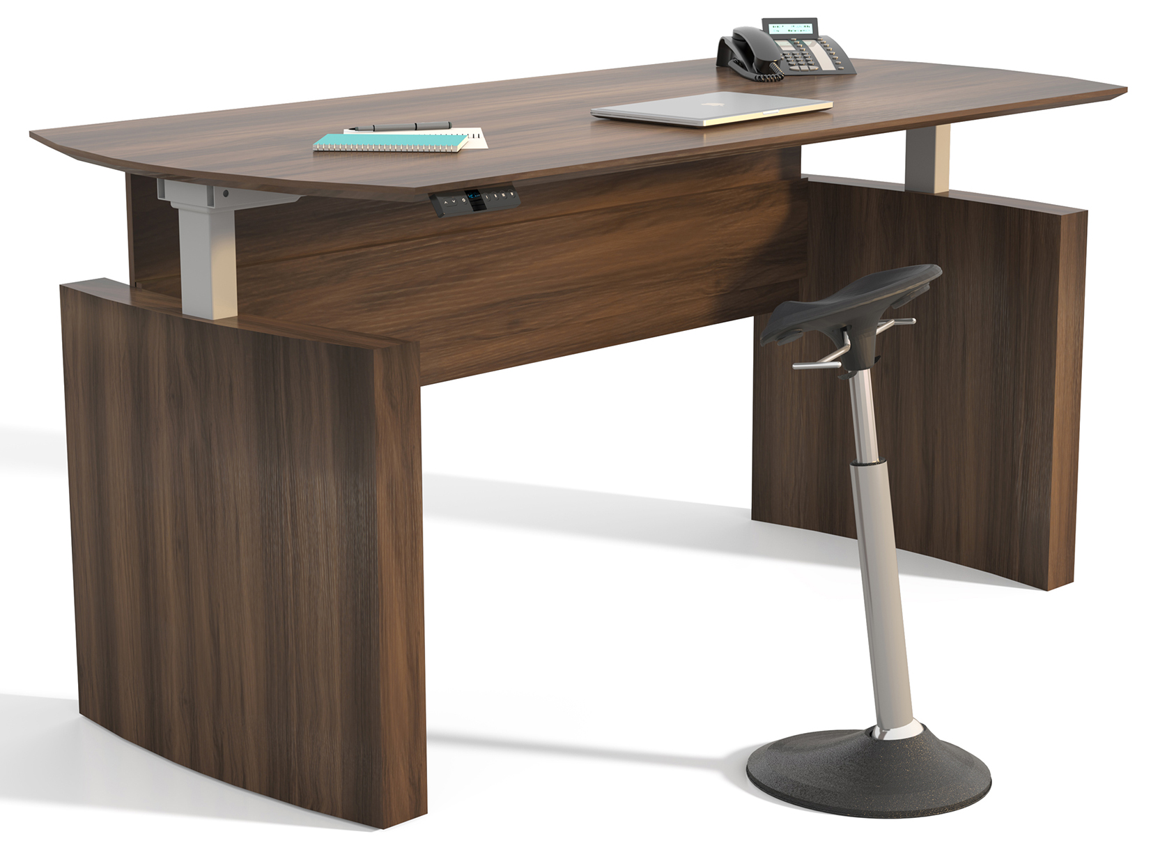 Media Height Adjustable Desk 01 