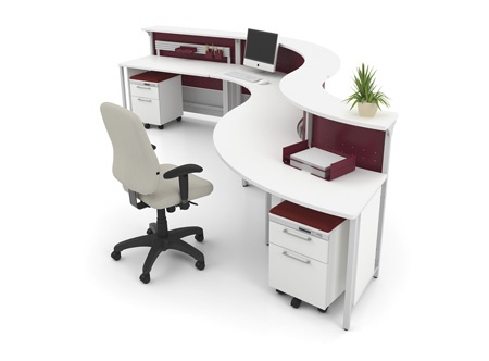 RZ Series Reception Desk | Buy Rite Business Furnishings | Office ...