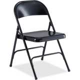 LLR Series Non-Padded Metal Folding Chair