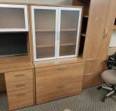 2 Drawer Lateral with hutch (U#5)