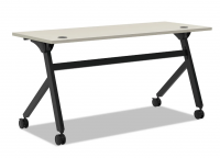 Flip Top Table Grey and Black 