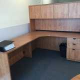 L Shaped Desk with Hutch (U#29)
