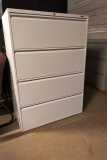 White 4 Drawer Lateral