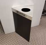 Trifecta Paper & Plastic Waste Bins