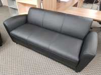 Lorell Leather Reception Sofa (Floor Clearance)