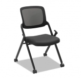Mesh Back Nest Chair Black No Arms
