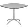 cafeworks square grey top cafe height table