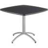 cafeworks square graphite top cafe height table
