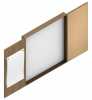 Genoa Office Furniture - modern laminate visual display board with whiteboard, cork-board, and paper pad