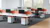 Grid Office Furniture - modern modular benching workstations with privacy panels, integrated power/data, and pedestals