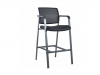 LLR Mesh Back Bar-Height Guest Chair Black