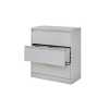 Titan Series 3-Drawer Filing Cabinet in Gray