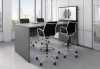 Licence 2 Office Furniture - modern laminate media/presentation table with integrated wire management