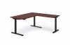 olympus l-shape height adjustable table electric 