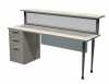 tapered base with outlines modesty panel and reception addon