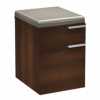 Workscape Office Furniture - modern laminate mobile box/file pedestal with hidden casters and seat cushion